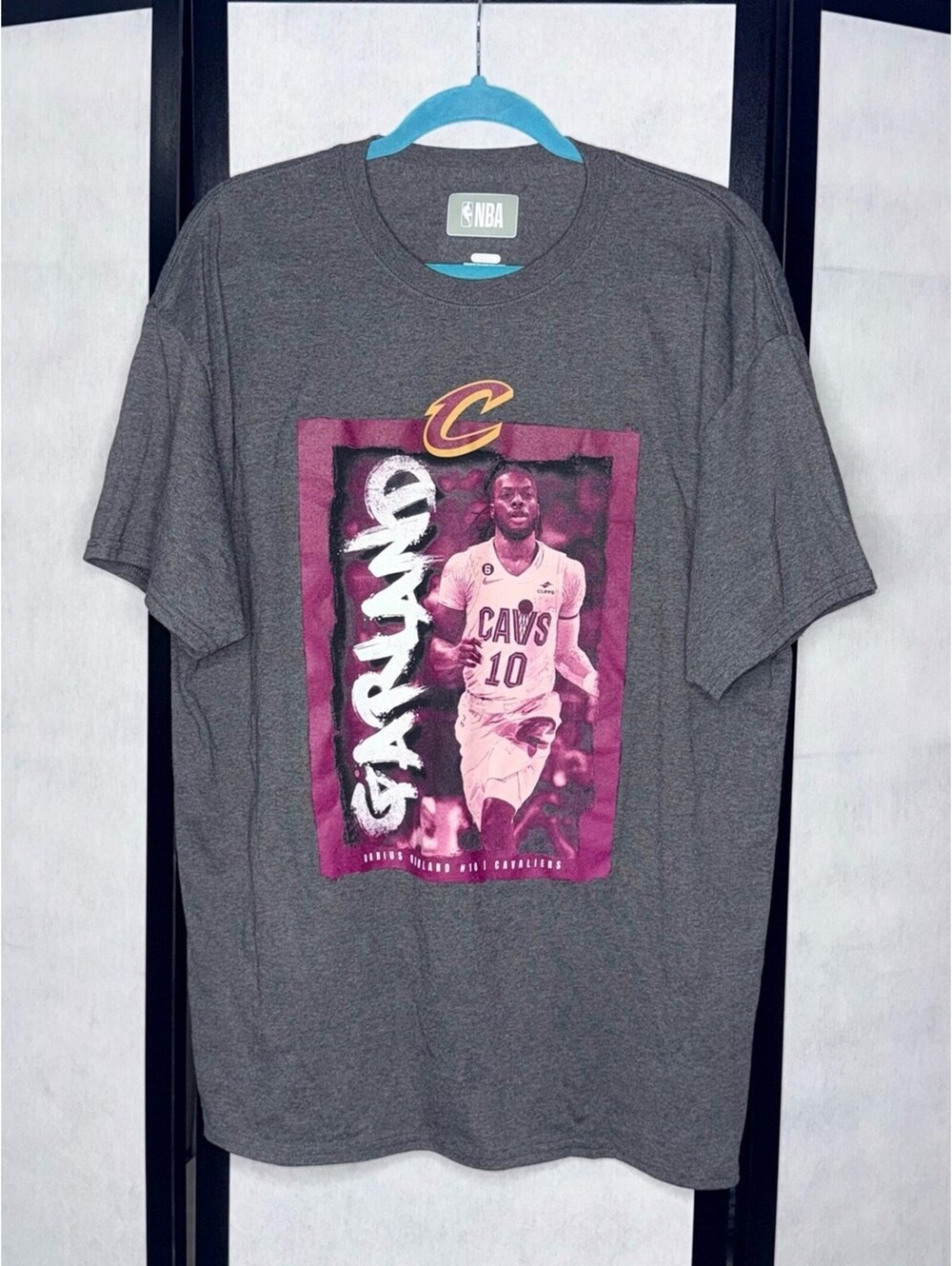 NBA Cleveland Cavaliers Darius Garland #10 Graphic T-Shirt Men’s XL NWOT